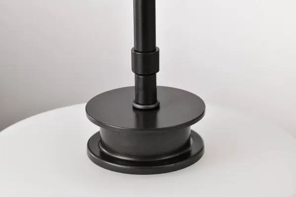 Warren 8-Inch Pendant in Gun Metal with Satin White Glass - Image 13