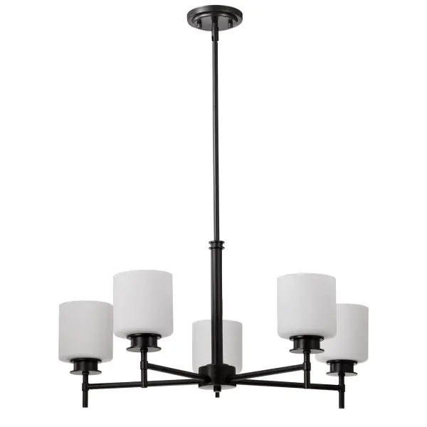 Warren 5-Light Chandelier in Gun Metal - Image 1