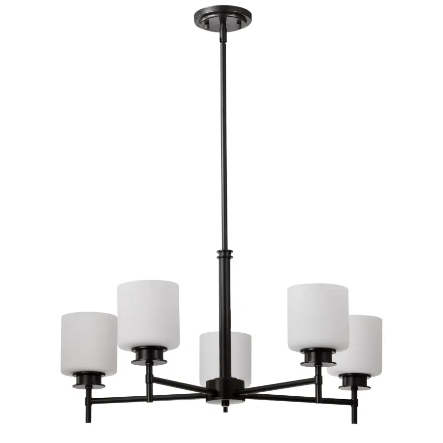 Warren 5-Light Chandelier in Gun Metal - Image 1
