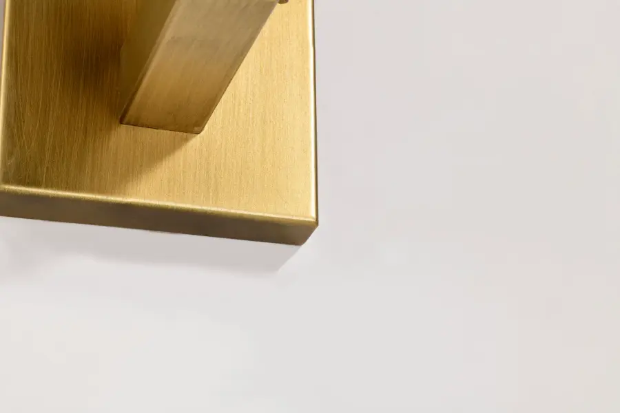 Roselle 1-Light Vanity in Natural Brass with White Glass - Image 17