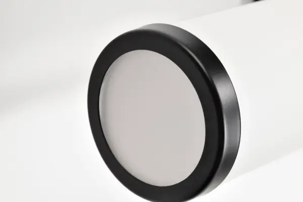 Roselle 2-Light Vanity in Matte Black with White Glass - Image 18