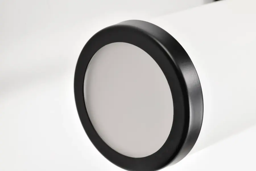 Roselle 2-Light Vanity in Matte Black with White Glass - Image 18