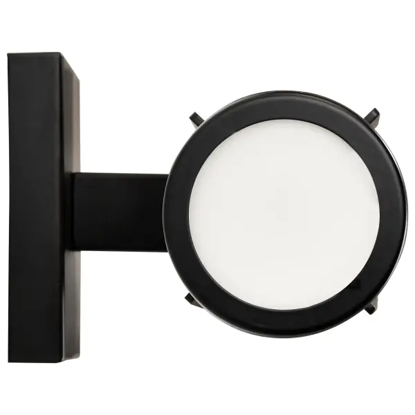 Roselle 2-Light Vanity in Matte Black with White Glass - Image 9
