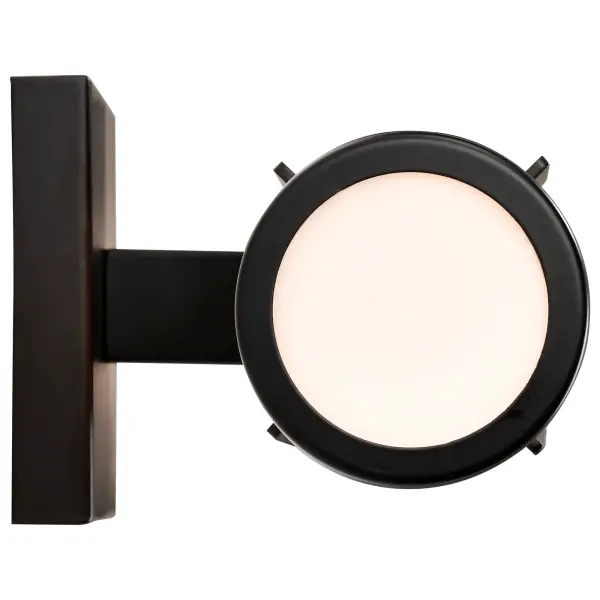 Roselle 2-Light Vanity in Matte Black with White Glass - Image 10