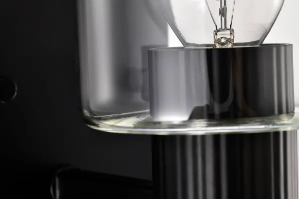 Clarksville 1-Light Vanity in Matte Black with Clear Glass - Image 15