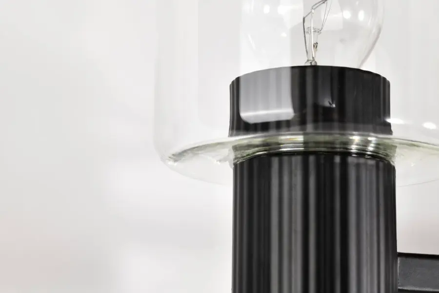 Clarksville 3-Light Vanity in Matte Black with Clear Glass - Image 20