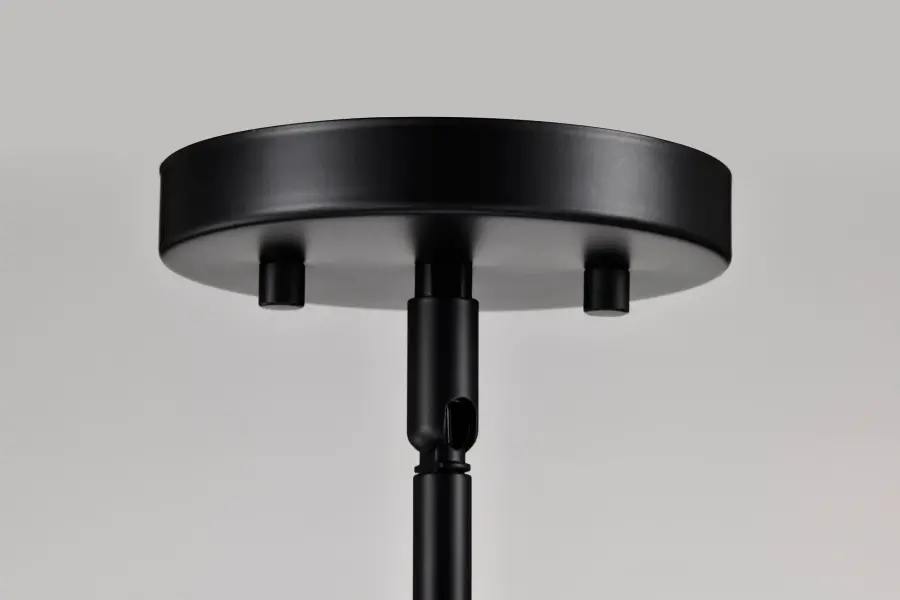 Clarksville Mini Pendant - Matte Black with Clear Glass - Image 12