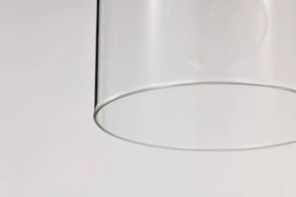 Clarksville Mini Pendant - Matte Black with Clear Glass - Image 10