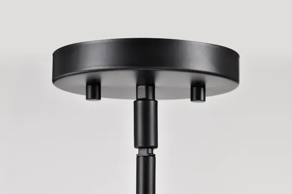 Clarksville 5-Light Chandelier in Matte Black with Clear Glass - Image 13