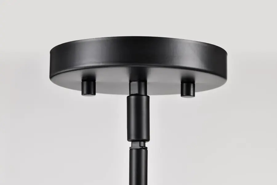 Clarksville 5-Light Chandelier in Matte Black with Clear Glass - Image 13