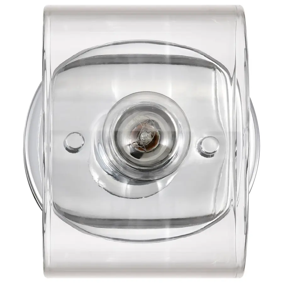 Marlowe 1-Light Vanity in Polished Nickel with Clear Glass - Image 11