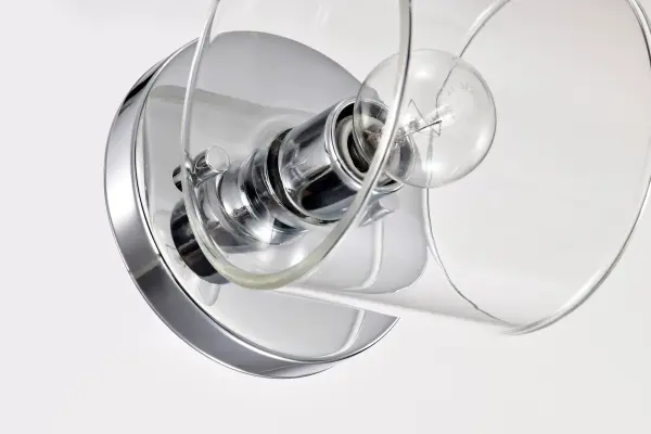 Marlowe 1-Light Vanity in Polished Nickel with Clear Glass - Image 17