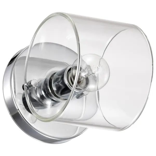 Marlowe 1-Light Vanity in Polished Nickel with Clear Glass - Image 7