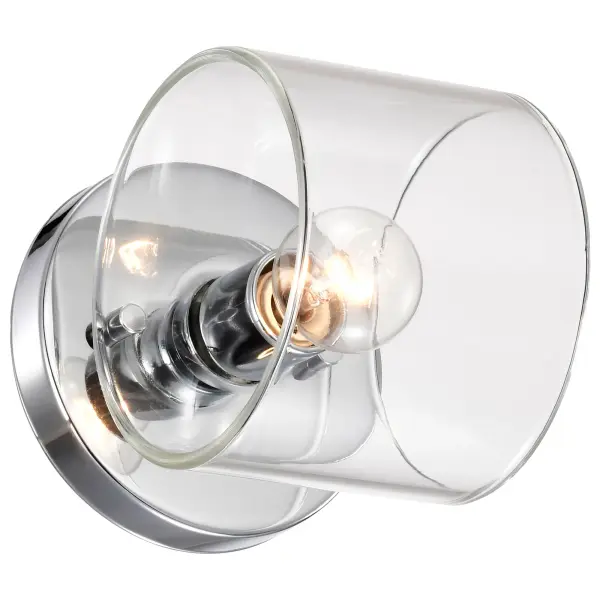 Marlowe 1-Light Vanity in Polished Nickel with Clear Glass - Image 8