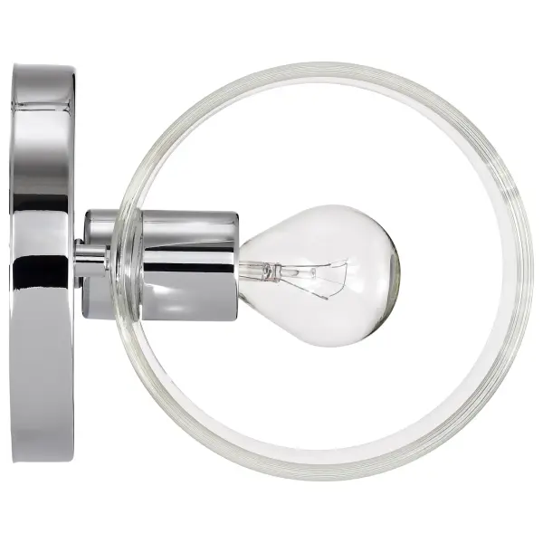 Marlowe 1-Light Vanity in Polished Nickel with Clear Glass - Image 9