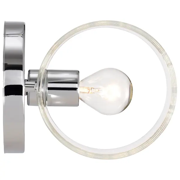 Marlowe 1-Light Vanity in Polished Nickel with Clear Glass - Image 10