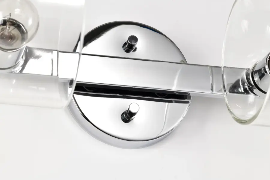 Marlowe 2-Light Vanity in Polished Nickel with Clear Glass - Image 13