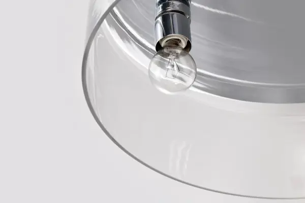 Marlowe 15" Flush Mount in Polished Nickel with Clear Glass - Image 14