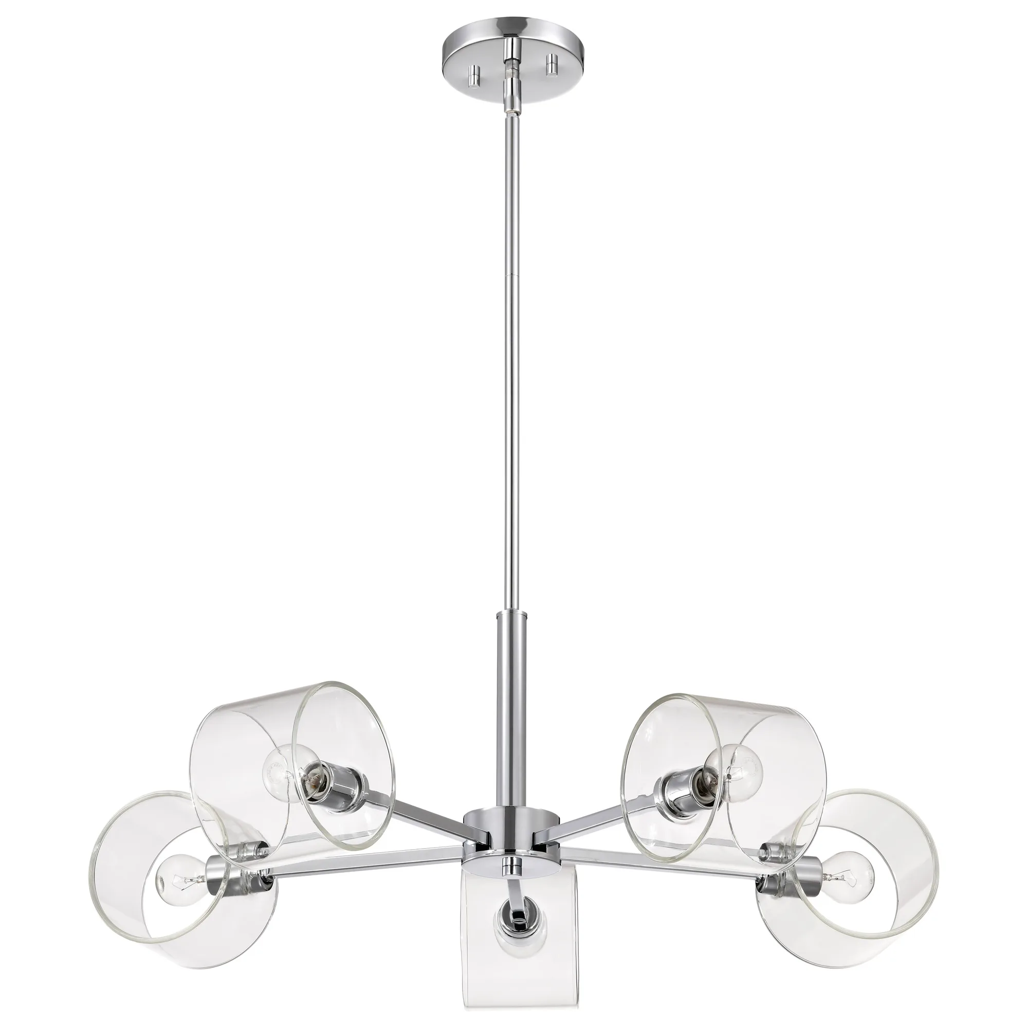 Marlowe 5-Light Chandelier in Polished Nickel