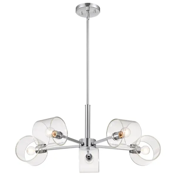 Marlowe 5-Light Chandelier in Polished Nickel - Image 6