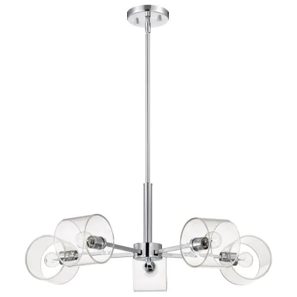 Marlowe 5-Light Chandelier in Polished Nickel - Image 7
