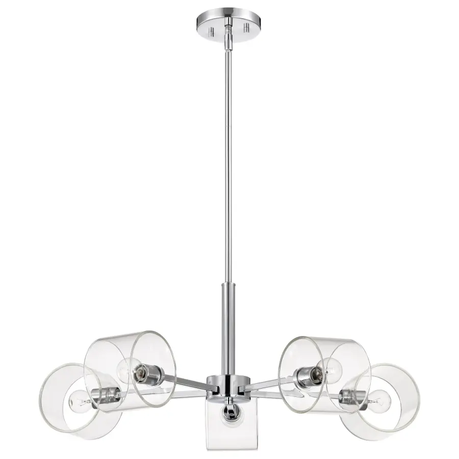 Marlowe 5-Light Chandelier in Polished Nickel - Image 7