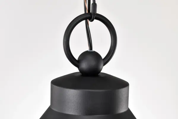 Wilton 1-Light Outdoor Hanging Lantern in Matte Black - Image 13