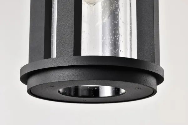 Wilton 1-Light Outdoor Hanging Lantern in Matte Black - Image 10