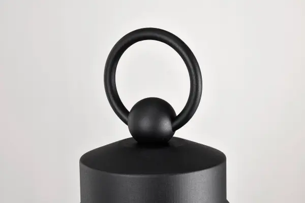 Wilton 1-Light Outdoor Post Top Lantern in Matte Black - Image 9