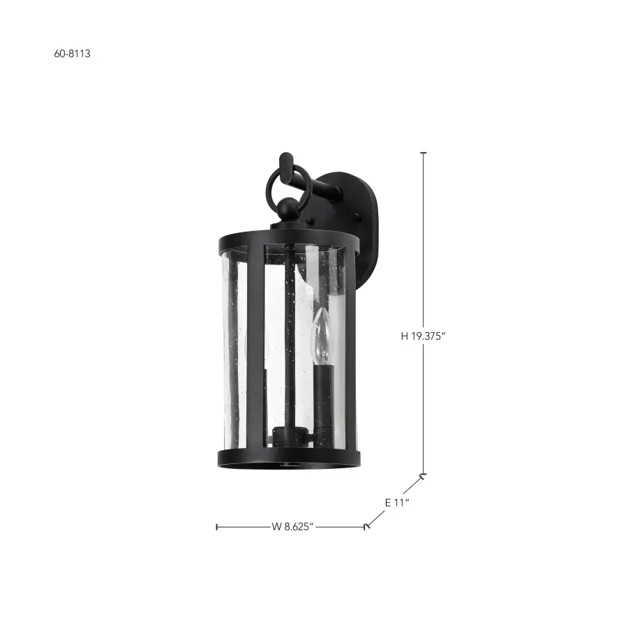 Broadstone 2-Light Large Outdoor Wall Lantern - Image 18