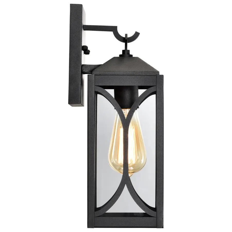 Classic Outdoor Lantern with Modern Matte Black Finish - Image 12