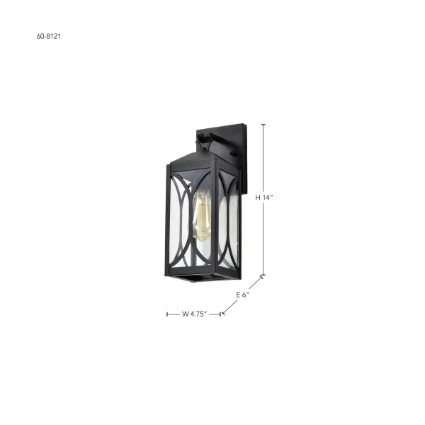 Classic Outdoor Lantern with Modern Matte Black Finish - Image 22
