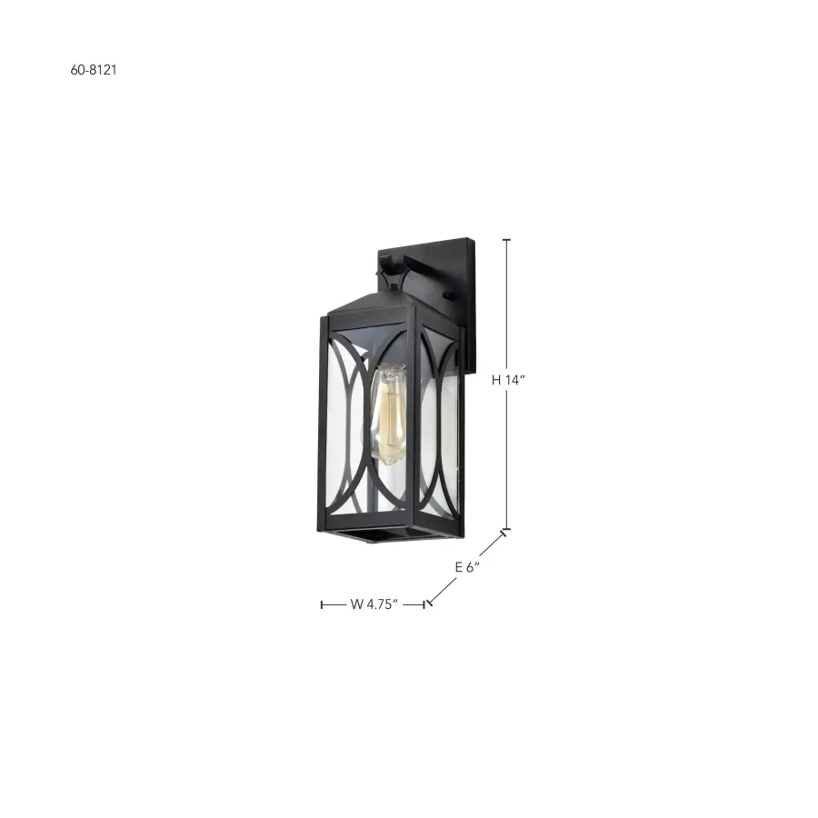 Classic Outdoor Lantern with Modern Matte Black Finish - Image 22