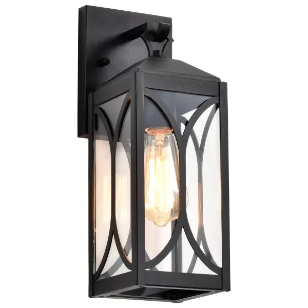 Classic Outdoor Lantern with Modern Matte Black Finish - Image 4