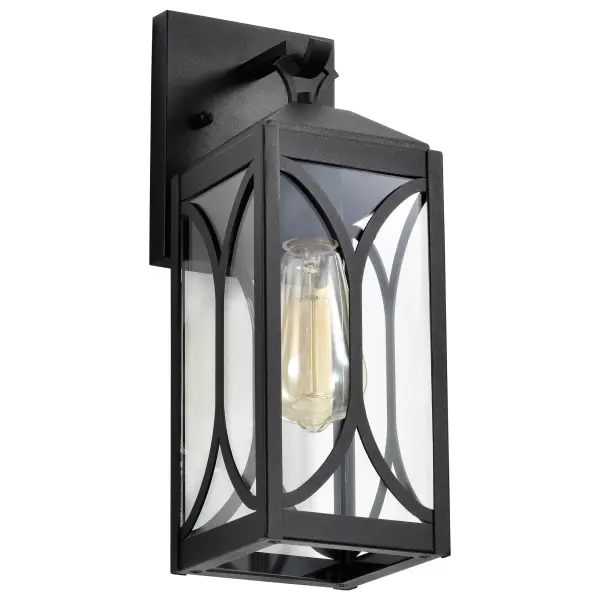 Classic Outdoor Lantern with Modern Matte Black Finish - Image 5