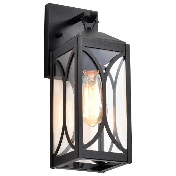 Classic Outdoor Lantern with Modern Matte Black Finish - Image 6