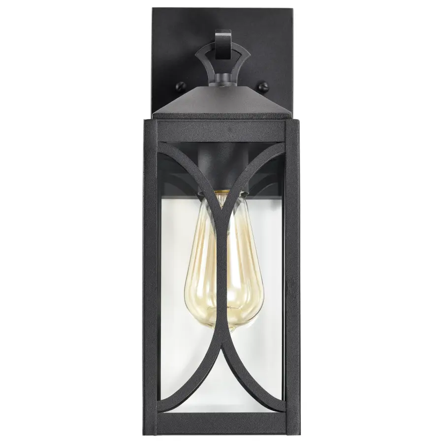 Classic Outdoor Lantern with Modern Matte Black Finish - Image 9
