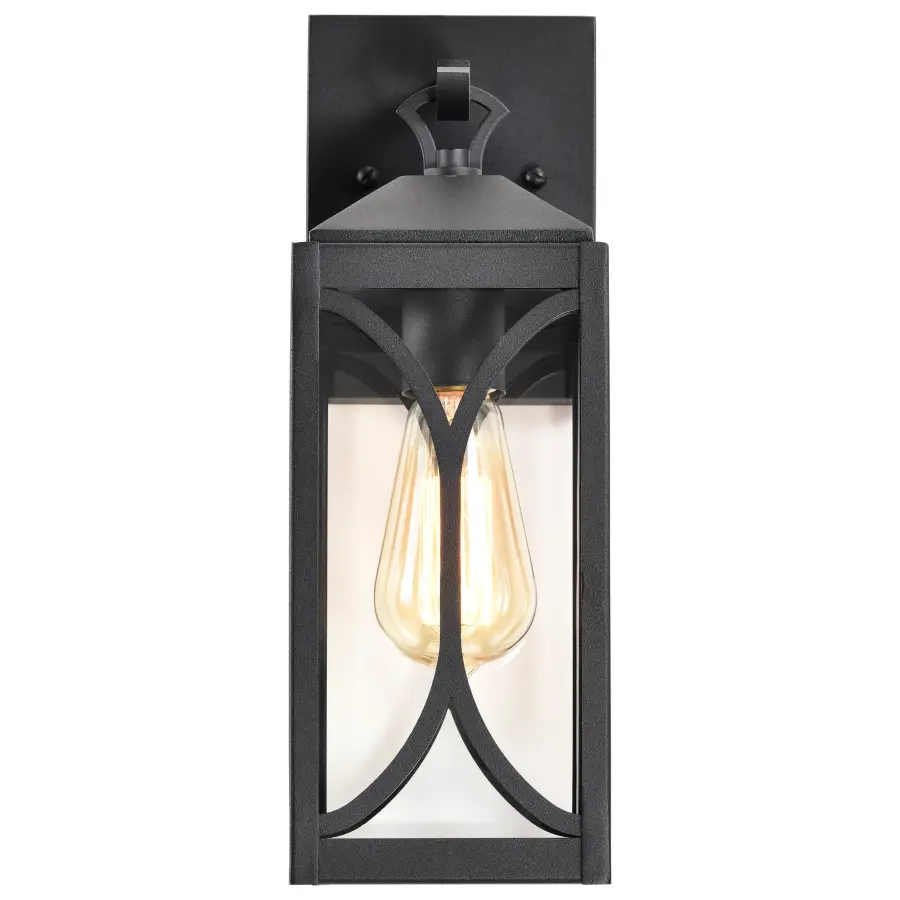 Classic Outdoor Lantern with Modern Matte Black Finish - Image 10