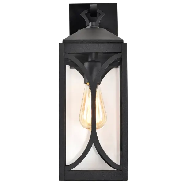 Classic Outdoor Lantern with Modern Matte Black Finish - Image 11
