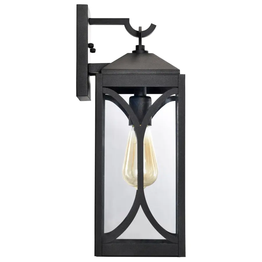 Classic Outdoor Lantern with Modern Matte Black Finish - Image 12