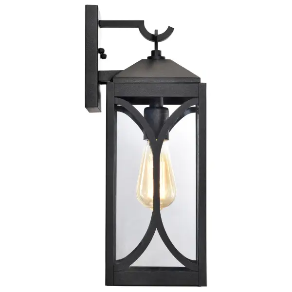 Classic Outdoor Lantern with Modern Matte Black Finish - Image 13