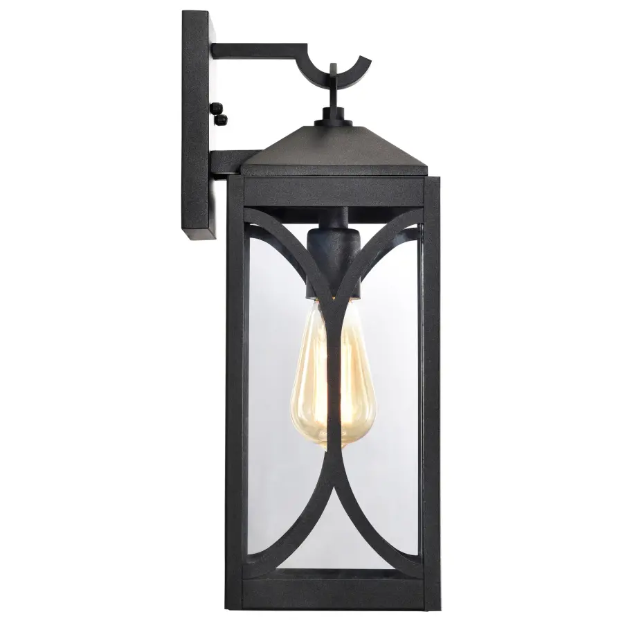 Classic Outdoor Lantern with Modern Matte Black Finish - Image 13