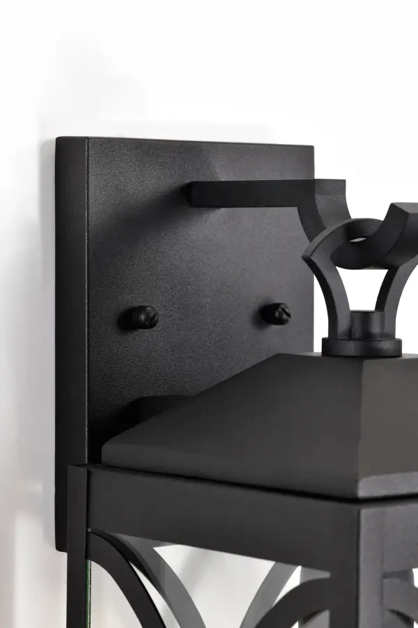 Classic Outdoor Lantern with Modern Matte Black Finish - Image 14