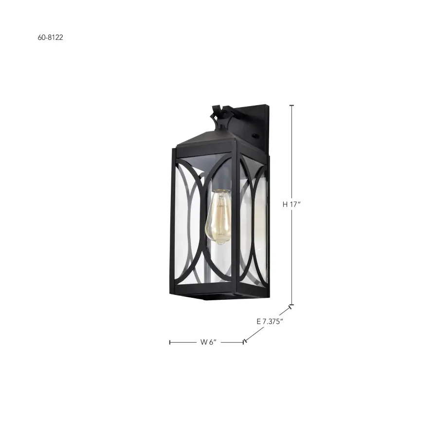 Classic Outdoor Lantern with Modern Matte Black Finish - Image 20