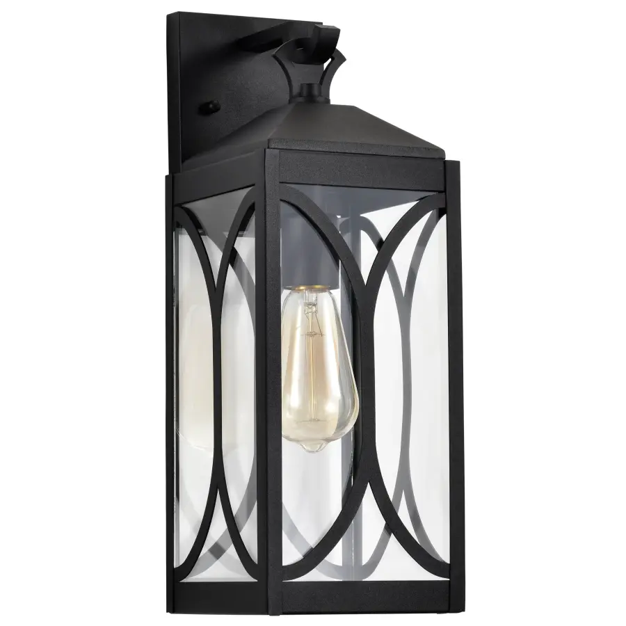 Classic Outdoor Lantern with Modern Matte Black Finish - Image 6