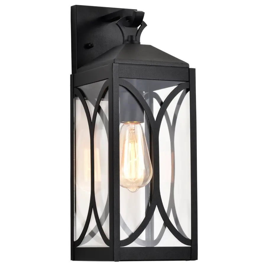 Classic Outdoor Lantern with Modern Matte Black Finish - Image 7