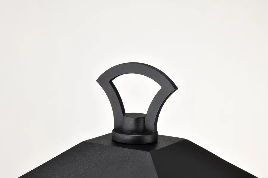 Oaklyn 1-Light Outdoor Post Top Lantern in Matte Black - Image 11