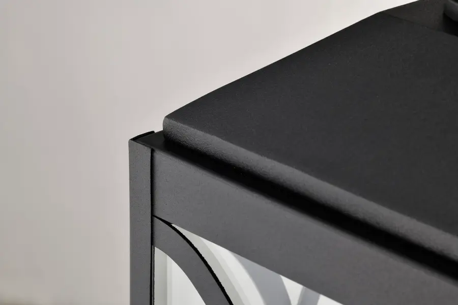 Oaklyn 1-Light Outdoor Post Top Lantern in Matte Black - Image 12