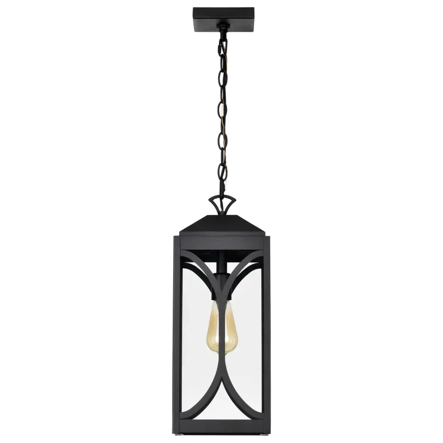 Oaklyn Outdoor Hanging Lantern - Matte Black with Clear Glass - Image 13