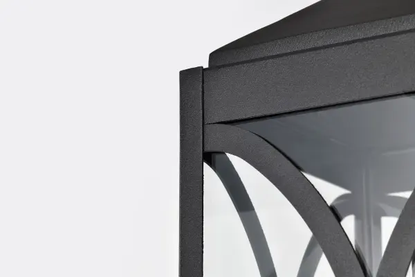 Oaklyn Outdoor Hanging Lantern - Matte Black with Clear Glass - Image 15